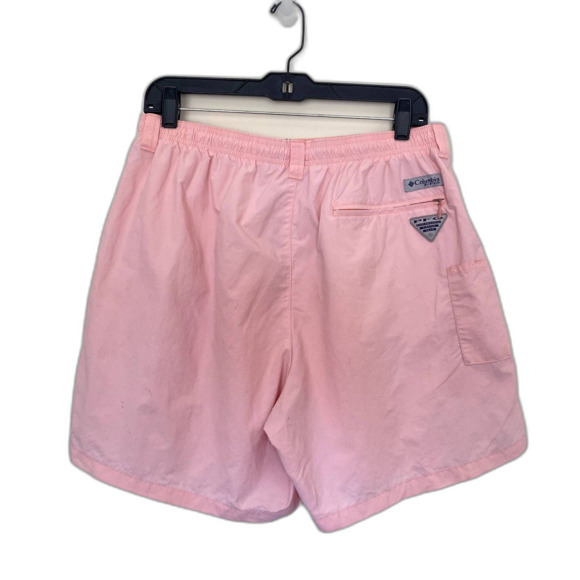 Columbia PFG MenS Backcast III Water Shorts Swim Trunks Solid Pink Size‎ Large - Picture 5 of 7